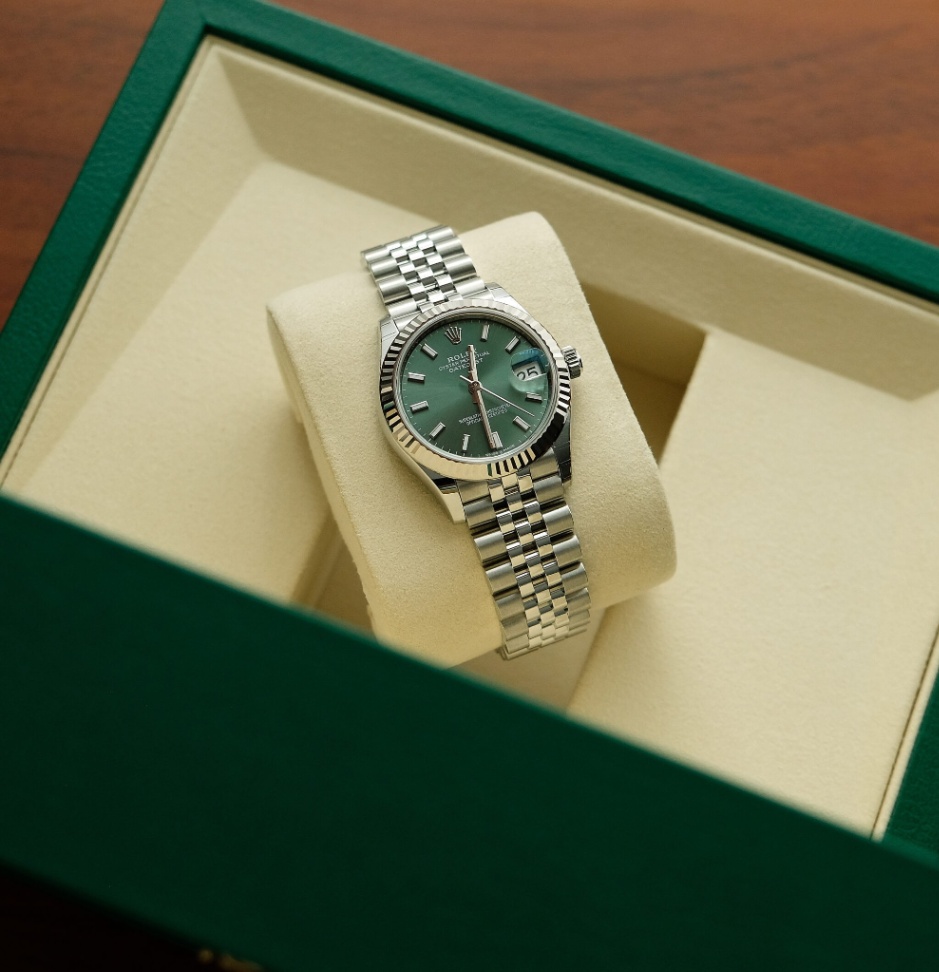 Rolex Datejust 278274 Mint Green Dial White Gold Jubilee 2026 31mm. thumbnail 2