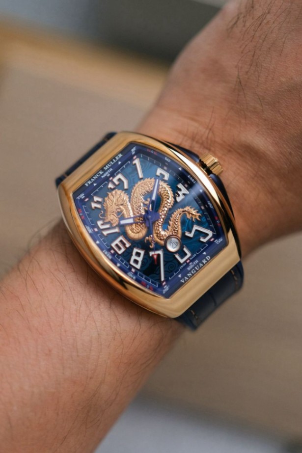 Franck Muller Vanguard V45 18k Rose Gold Dragon King Limited Edition 88 thumbnail 4