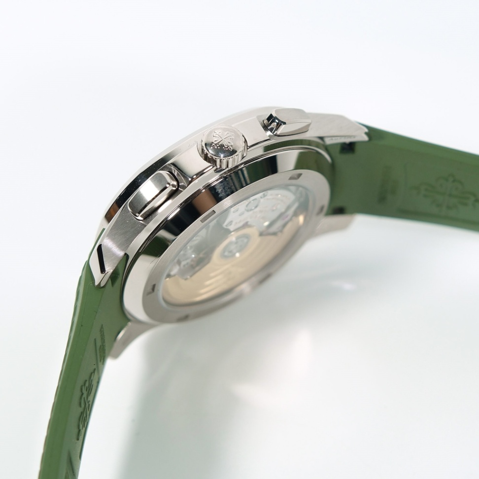 Patek Philippe New Aquanaut 5968G-010 Green Dial Green Rubber Strap 2026 42mm. thumbnail 5