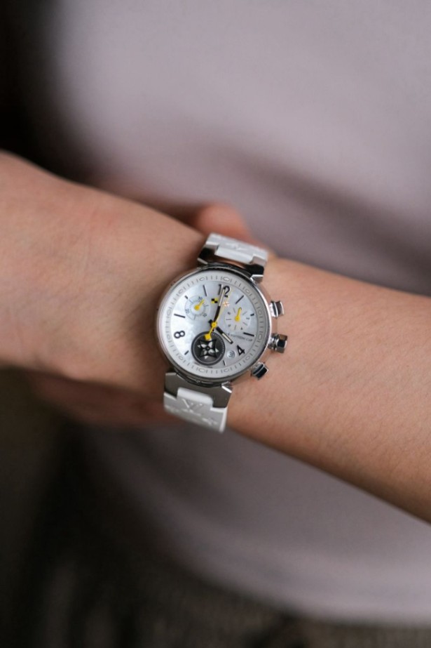 Louis Vuitton Tambour Lovely Cup Mother of Pearl 34mm thumbnail 3