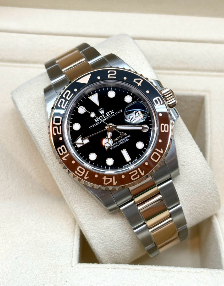 Used GMT Master || Rootbeer 2t Rose Gold 40mm(ติดฟิล์ม) - Image 2