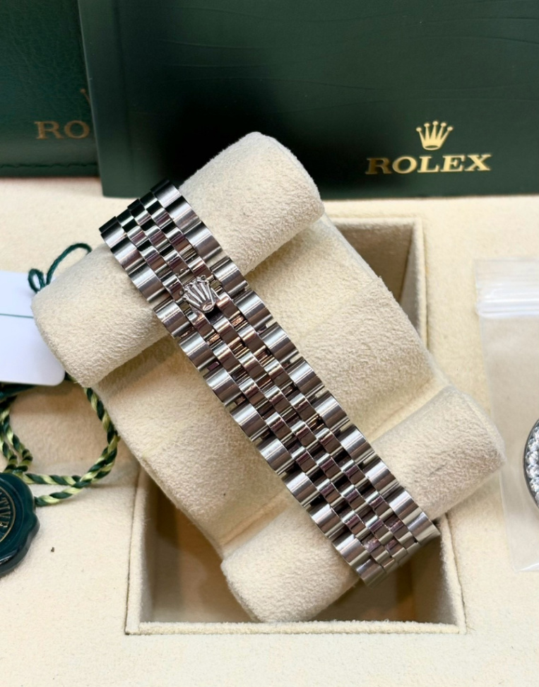 Used Datejust Grey Roman VI Dial Jubilee 31mm(แถมขอบเพชร) - Image 5
