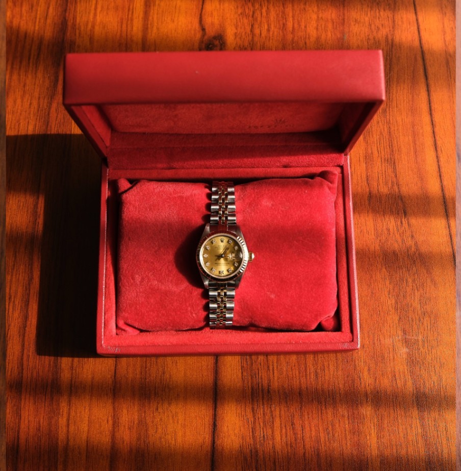 Rolex Datejust 69173 Champagne Diamond Dial Two-Tone Jubilee 1991 26mm. - Image 7