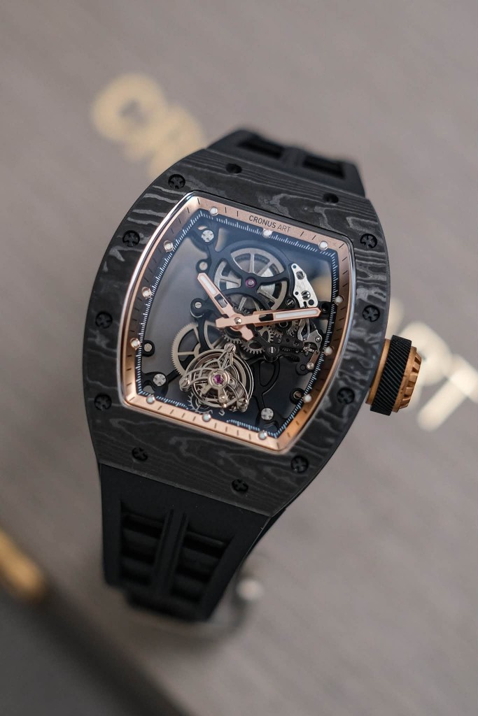 CronusArt Prestige Carbon Fiber Tourbillon Black Gold thumbnail 2