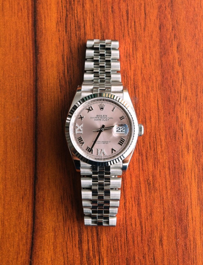 Rolex New Datejust 126234 Pink Diamond Dial Jubilee 2025 36mm.