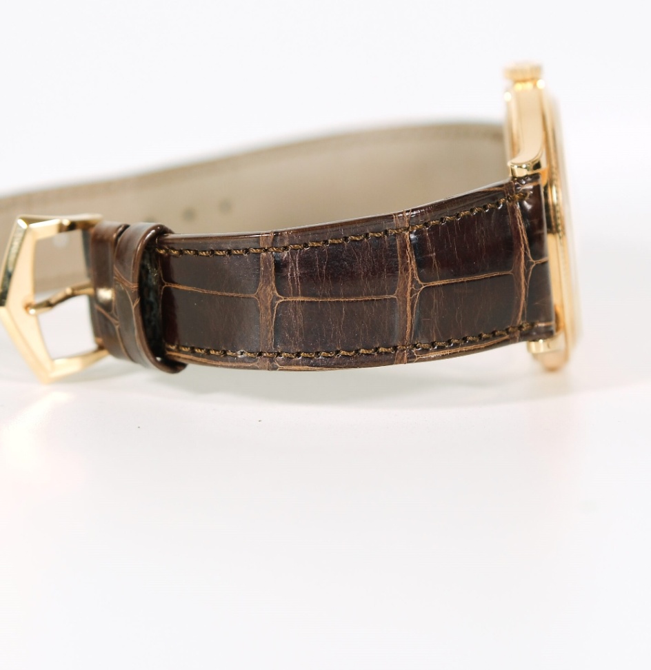 Patek Philippe Calatrava 6119R-001 Silver grained dial Brown leather Strap 2022 - Image 6