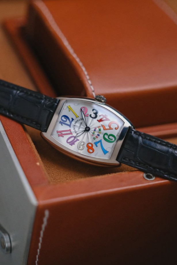 Franck Muller Curvex Color Dreams 18k White Gold 7502 QZ thumbnail 4