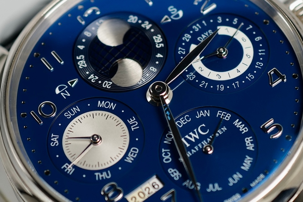IWC Portugieser Perpetual Calendar Double Moonphase IW503203 18K White Gold thumbnail 3