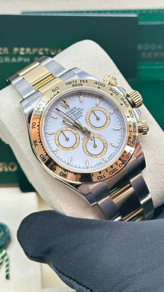 Daytona White Dial 2t Yellow Gold 40mm - Image 1