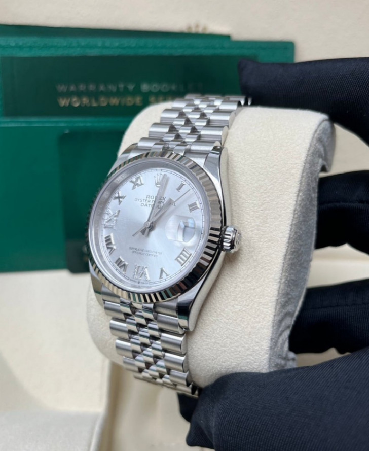 Datejust Silver Roman VIIX Jubilee 36mm - Image 3