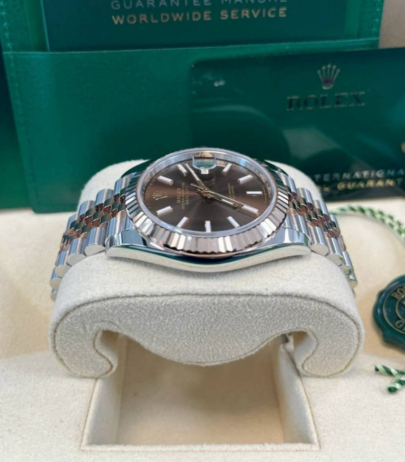 Datejust Chocolate Dial 2t Rose Gold 41mm - Image 4