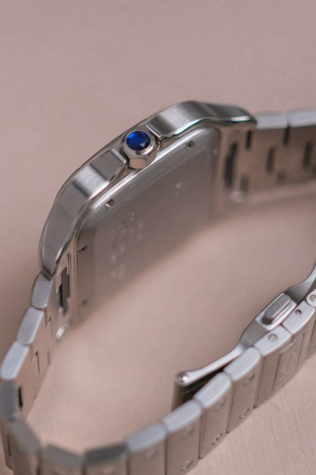 Cartier Santos de Cartier Blue Dial Large Model Ref. WSSA0071 thumbnail 4