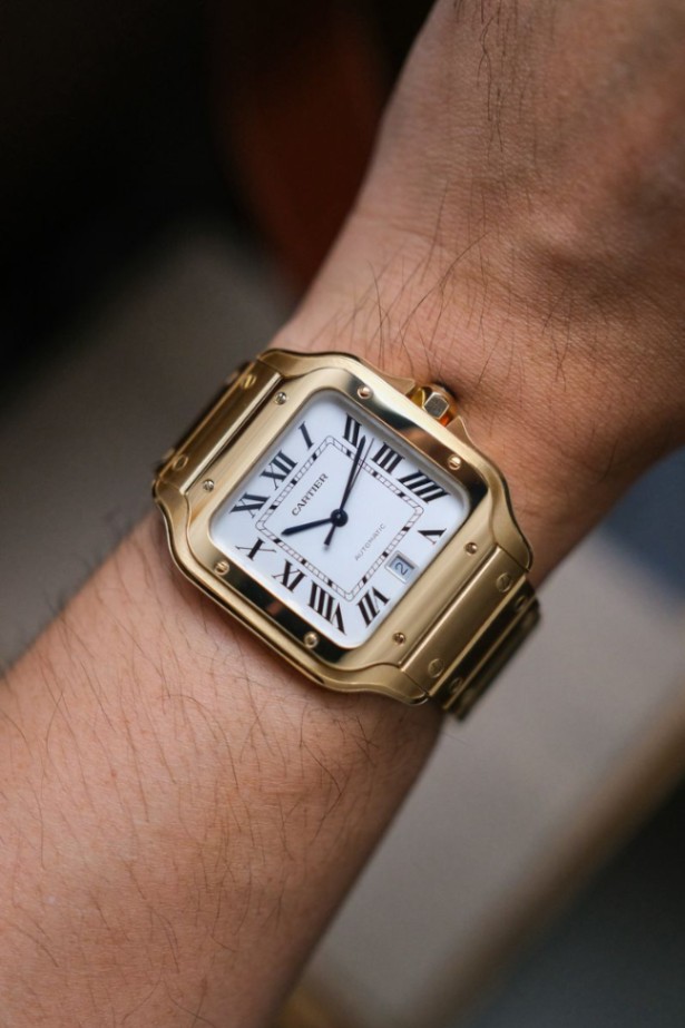 Cartier Santos de Cartier Large Full 18K Yellow Gold WGSA0029 thumbnail 4