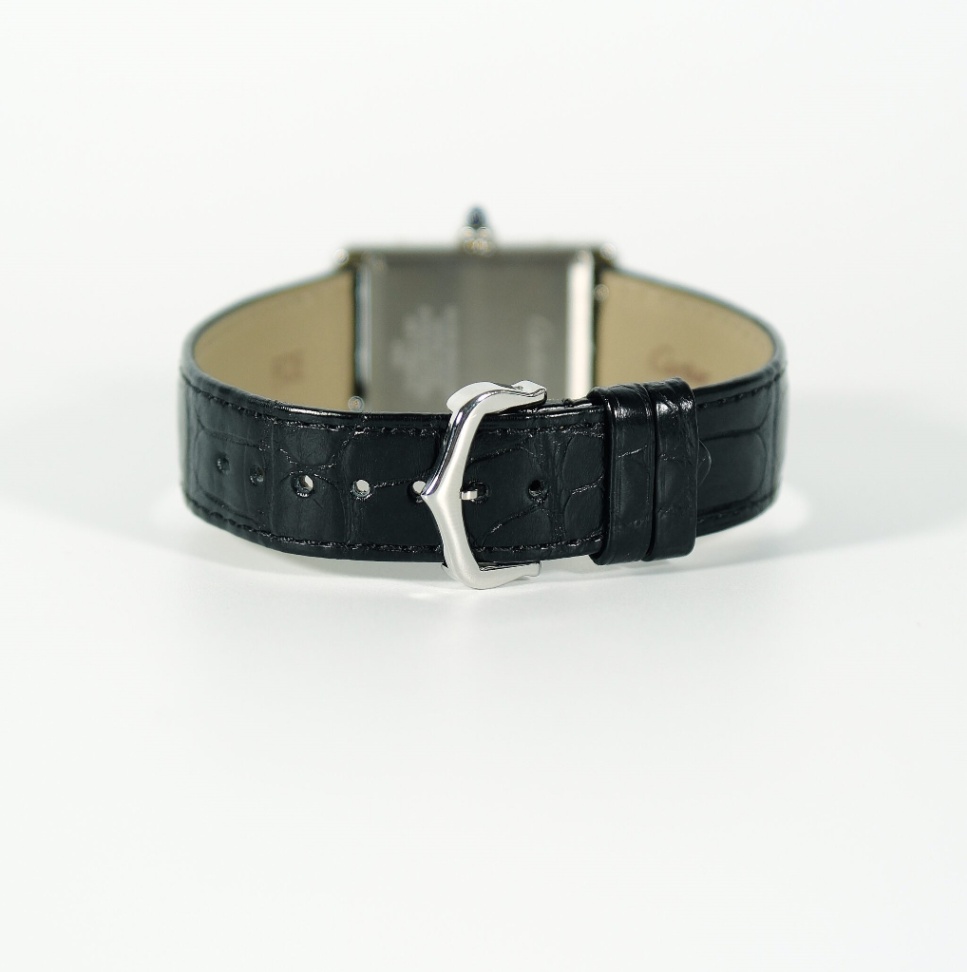Cartier Tank Must WSTA0072 Large Black Dial Black leather strap 2022  thumbnail 8