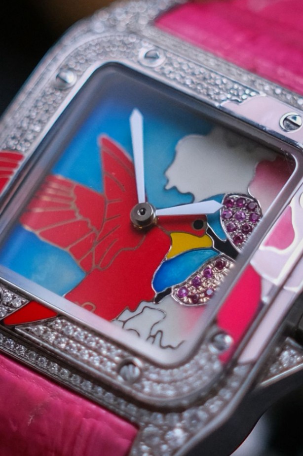 Cartier Santos 100 Medium HummingBird thumbnail 5