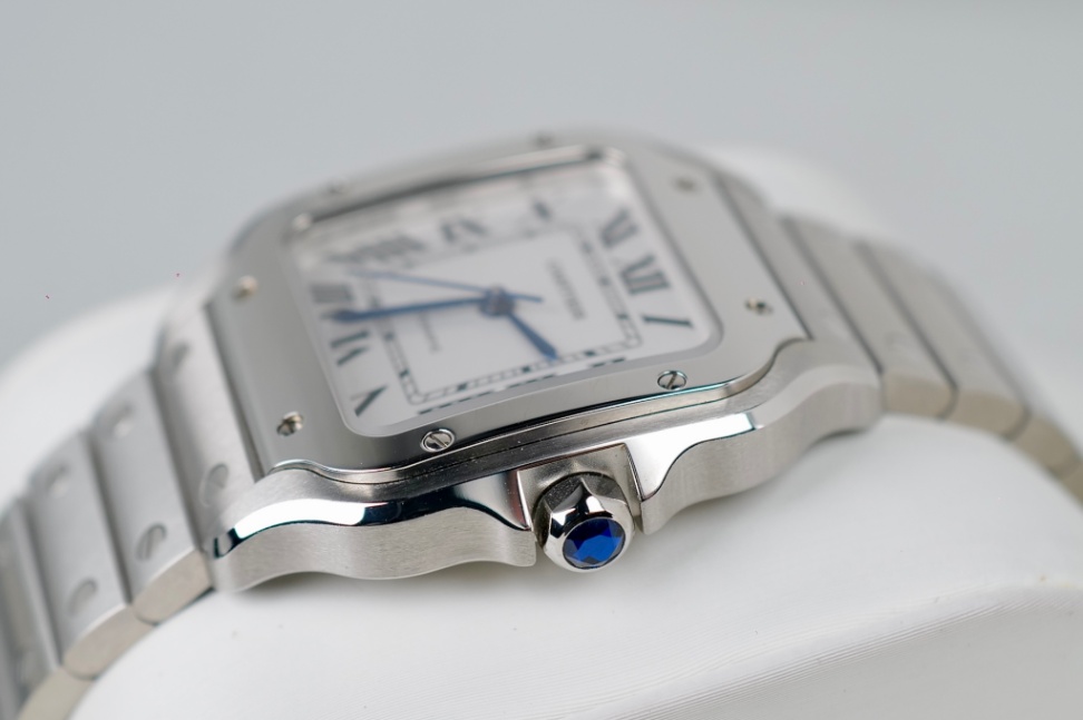 Santos De Cartier White Dial Medium size 2025 - Image 4