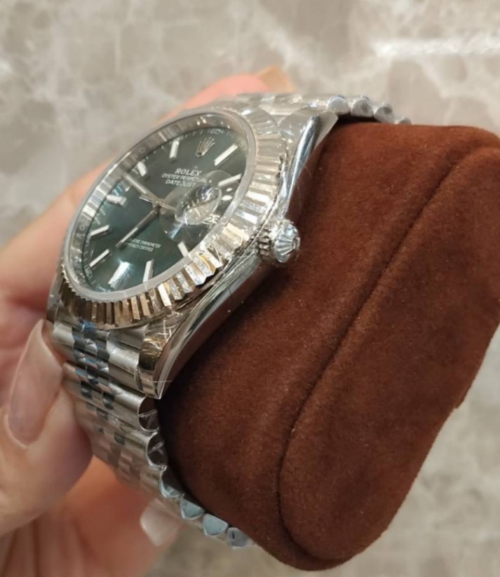 Datejust Green Dial Jubilee 41mm thumbnail 3