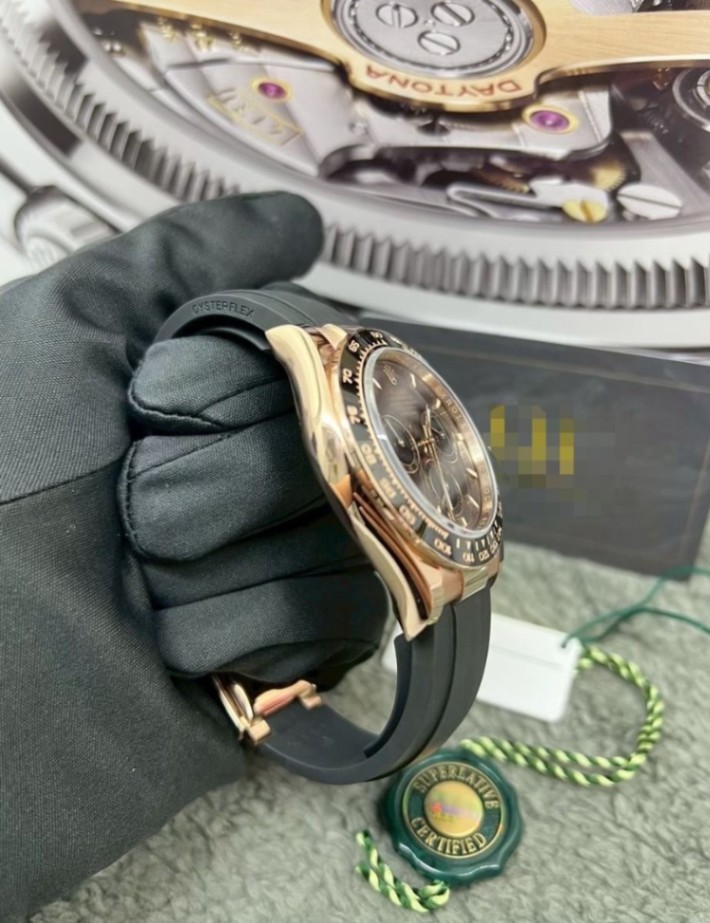ROLEX Daytona Chocolate Dial Oysterflex 126515LN - Image 3