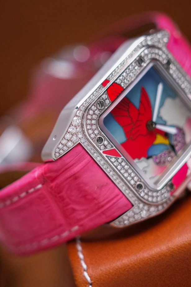 Cartier Santos 100 Medium HummingBird thumbnail 3
