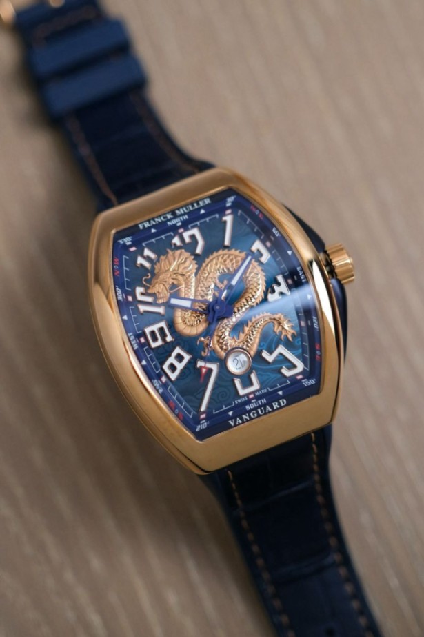 Franck Muller Vanguard V45 18k Rose Gold Dragon King Limited Edition 88 thumbnail 2
